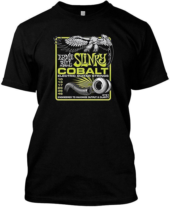 T-Shirt Ernie Ball 4738 Cobalt T-Shirt Black XL