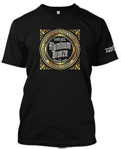 Koszulka Ernie Ball 4748 Aluminium Bronze T-Shirt Black XXL