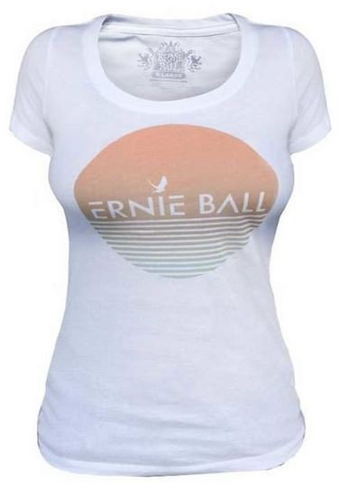 T-shirt Ernie Ball 4709 Beach Girls T-Shirt White XXL
