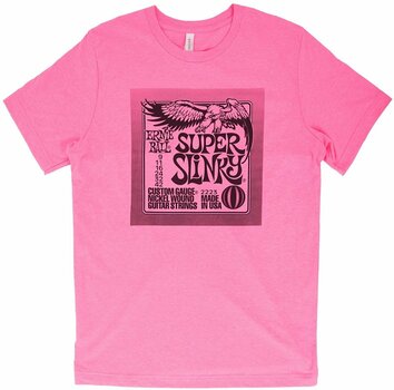 Shirt Ernie Ball Super Neon T-Shirt Pink S - 1