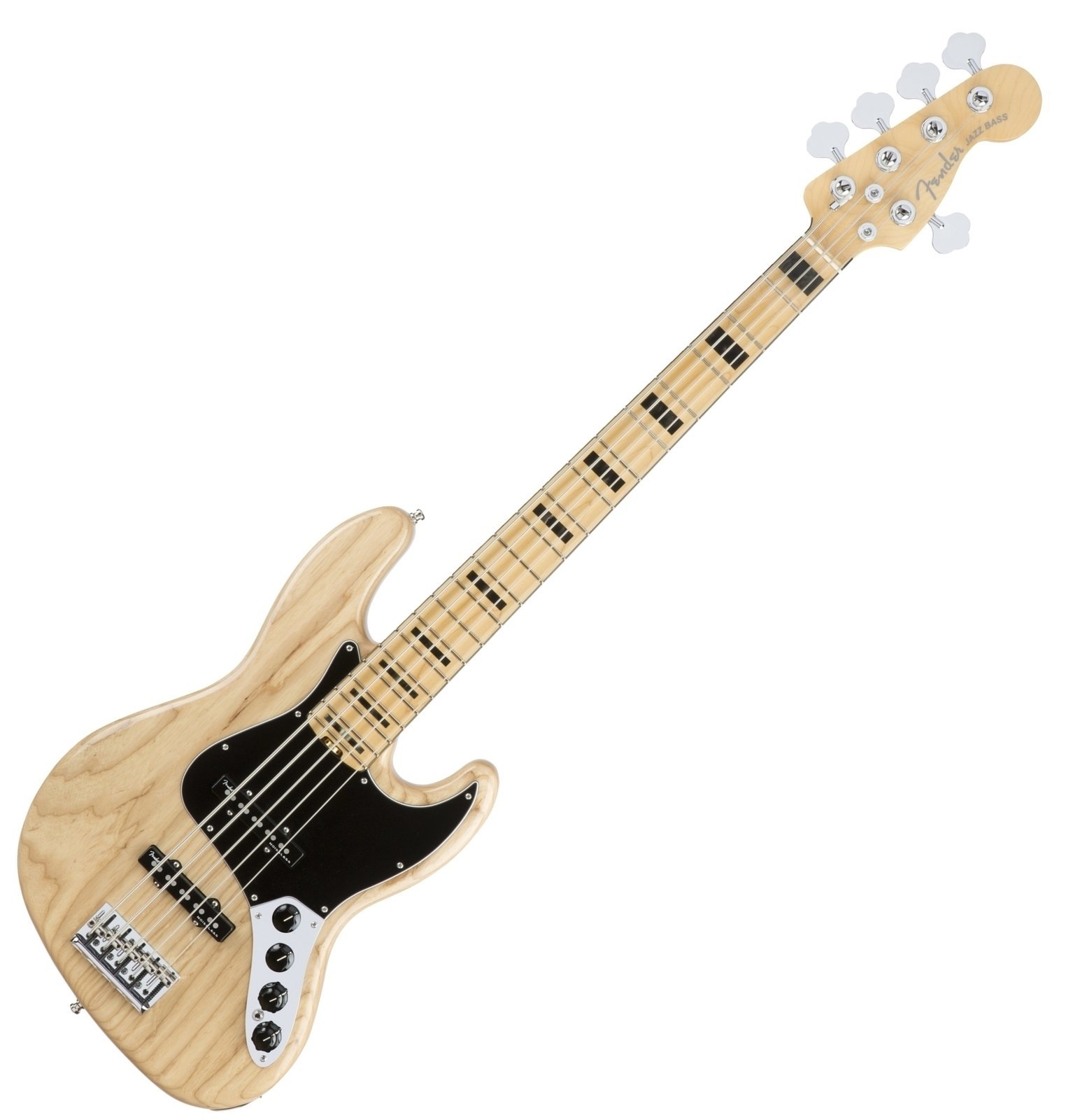 Bajo de 5 cuerdas Fender American Elite Jazz Bass V Ash Maple Natural