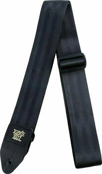 Textilgurte für Gitarren Ernie Ball 2" Seatbelt Webbing Strap - Black - 1
