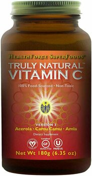 Vitamine C HealthForce Truly Natural Vitamin C Pas de saveur 180 g Vitamine C - 1