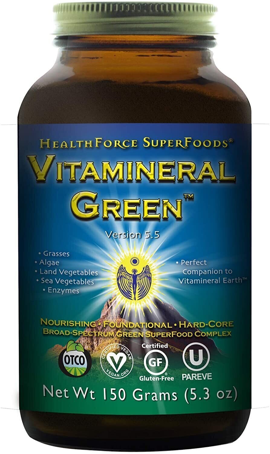 Multivitaminski HealthForce Vitamineral Green 150 g Multivitaminski