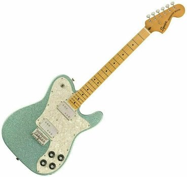 Electric guitar Fender Squier FSR Classic Vibe '70s Telecaster Deluxe MN Sea Foam Sparkle with White Pearloid Pickguard - 1