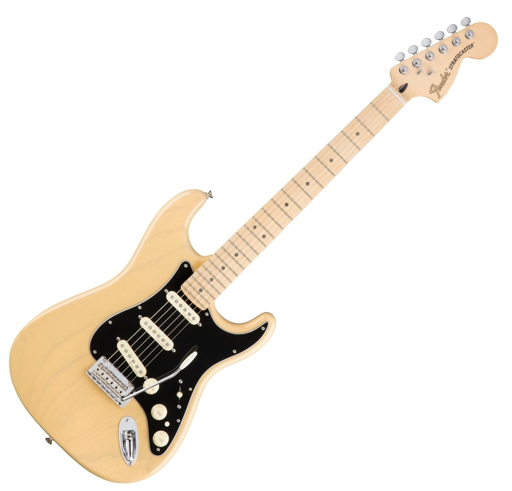 Elektrische gitaar Fender Deluxe Stratocaster MN Vintage Blonde