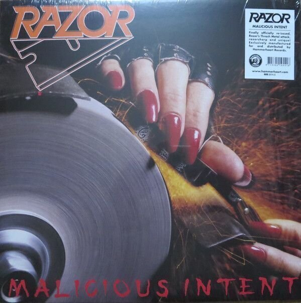 Disco de vinilo Razor - Malicious Intent - Reissue (LP)