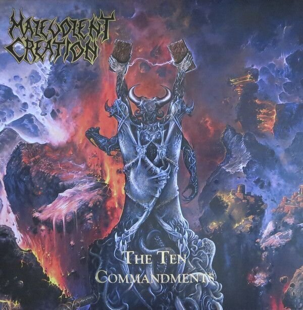 Disque vinyle Malevolent Creation - The Ten Commandments (Limited Edition) (Purple Vinyl) (2 LP)