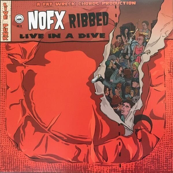 Δίσκος LP NOFX - Ribbed - Live In A Dive (LP)