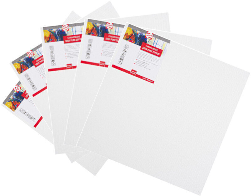 Peinture Toile Talens Peinture Toile 93255050 White 50 x 50 cm 5 pièces