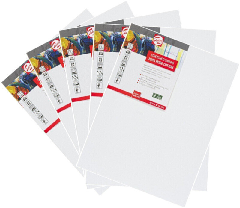 Tela de pintura Talens Tela de pintura 95713040 White 30 x 40 cm 5 Peças