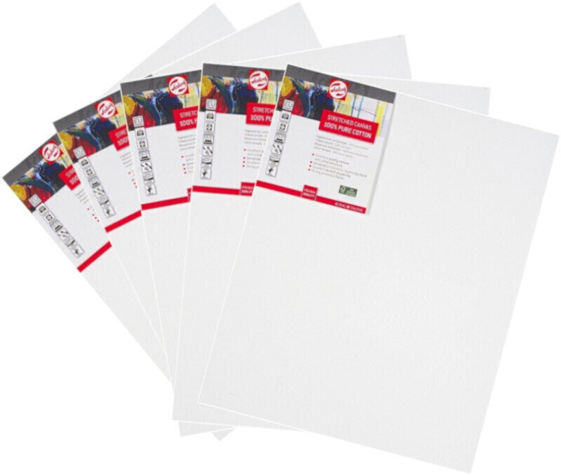 Painting Canvas Talens Painting Canvas 95714050 White 40 x 50 cm 5 pcs