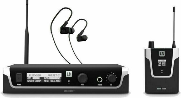In Ear drahtloses System LD Systems U505 IEM HP 584 - 608 MHz - 1