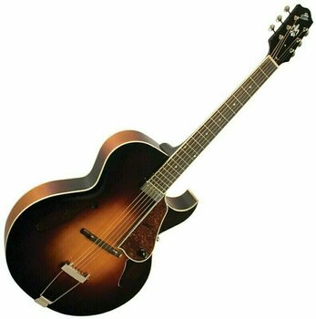 Guitarra semi-acústica The Loar LH-350 Vintage Sunburst - 1
