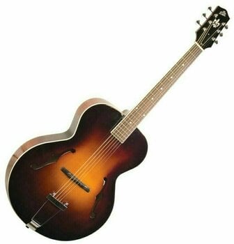 Guitare semi-acoustique The Loar LH-600 Vintage Sunburst - 1