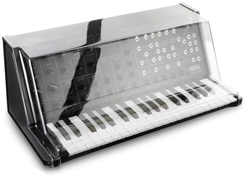 Keyboardabdeckung aus Kunststoff
 Decksaver Korg MS-20 mini