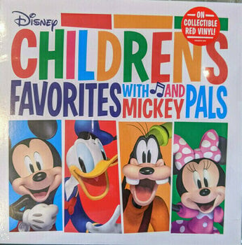 Disco de vinilo Disney - Children's Favorites With Mickey & Pals OST (Red Coloured) (LP) Disco de vinilo - 1