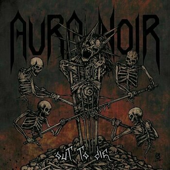 Disque vinyle Aura Noir - Out To Die (Red With Orange And Yellow Speckles) (LP) - 1