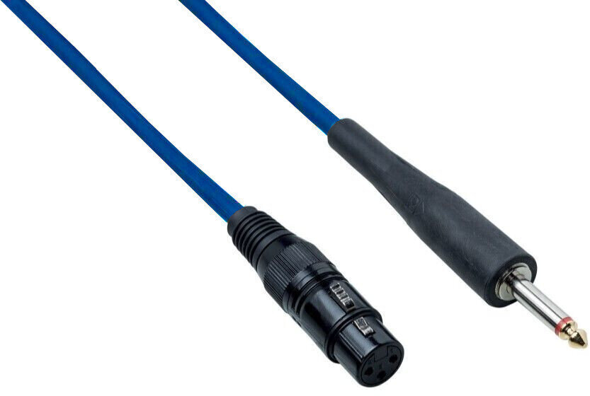 Microphone Cable Bespeco PYMA450 Blue 4,5 m