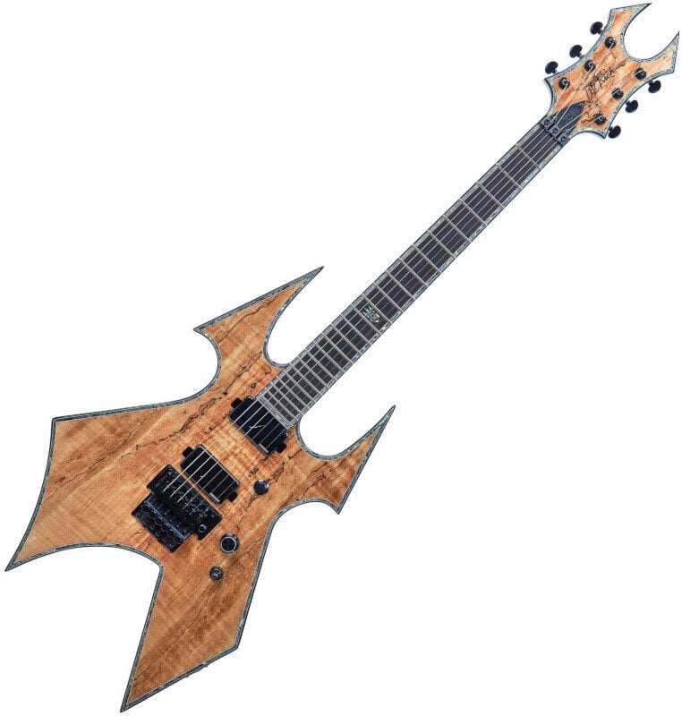 Guitarra elétrica BC RICH Warbeast Extreme Exotic with Floyd Rose SM Natural Transparent