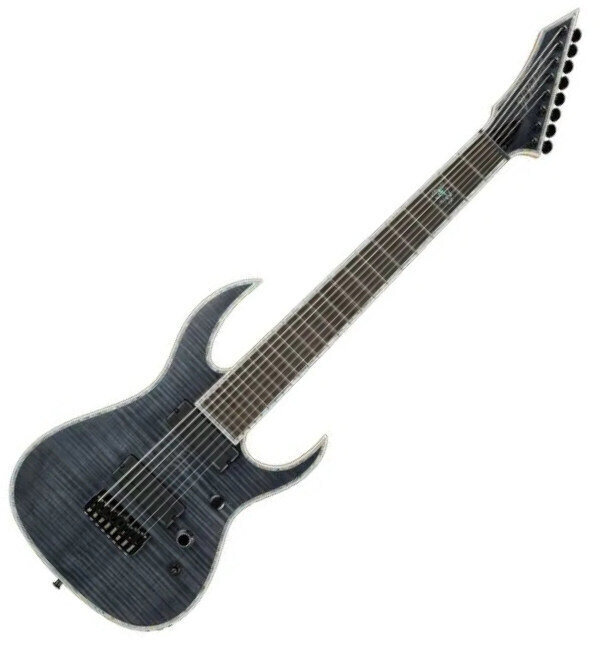 8-saitige E-Gitarre BC RICH Shredzilla Extreme 8 Exotic Transparent Black