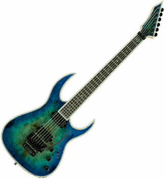 E-Gitarre BC RICH Shredzilla Prophecy Exotic Archtop Cyan Blue - 1
