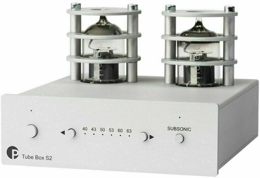 Hi-Fi Preamplificatore Giradischi Pro-Ject Tube Box S2 Silver - 1