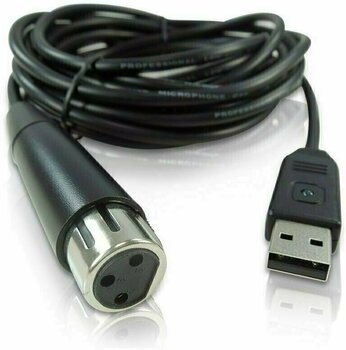 USB-kabel Behringer Mic 2 Zwart 5 m USB-kabel - 1