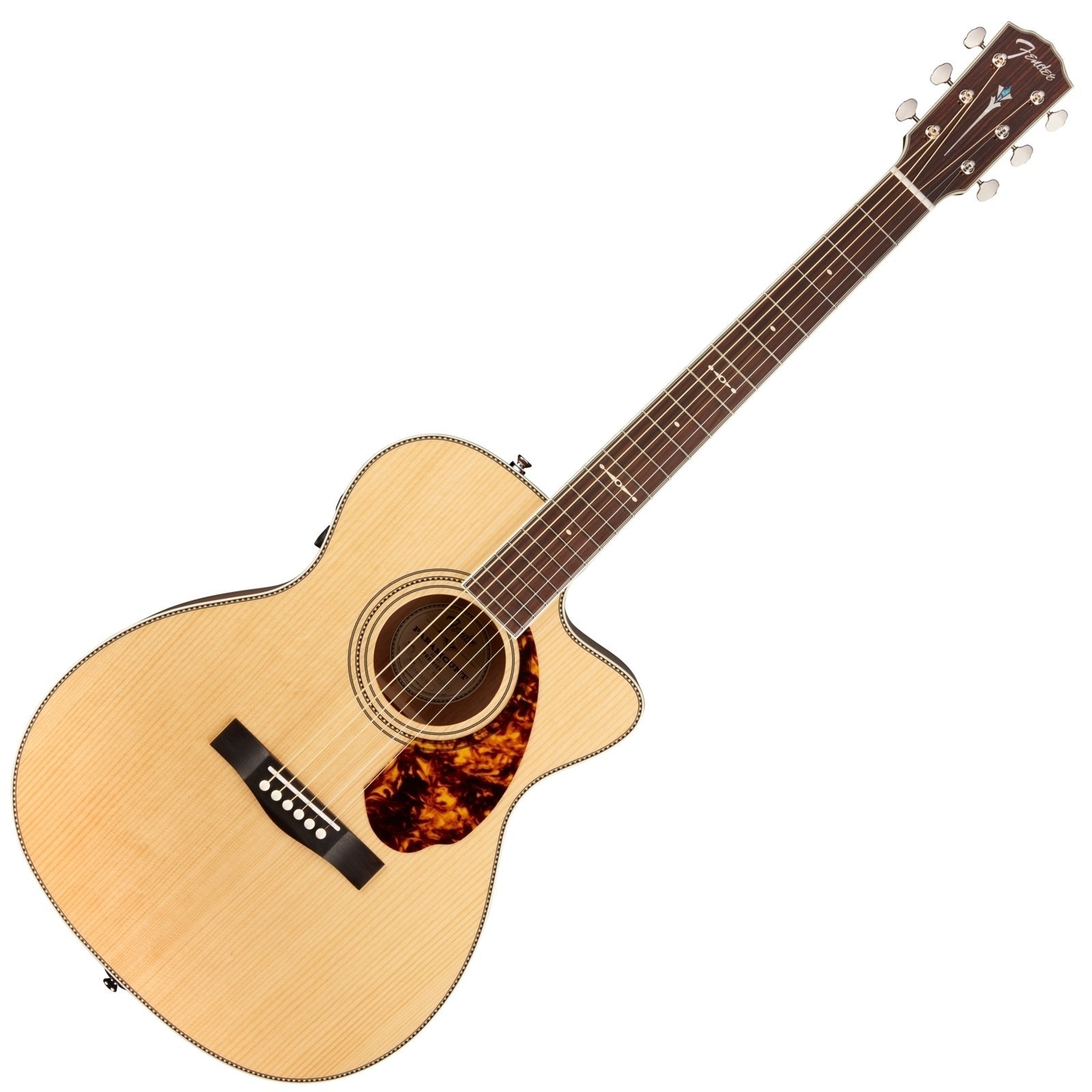 Elektroakustická kytara Dreadnought Fender PM-3 Limited Adirondack Triple-0 Mahogany