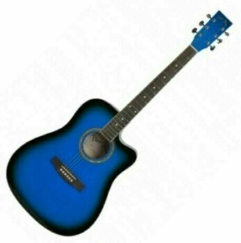 electro-acoustic guitar Darestone AG1CEBLS - 1