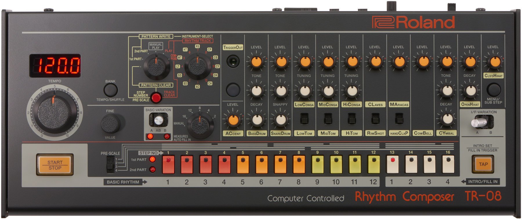 Caixa de ritmos/groovebox Roland TR-08