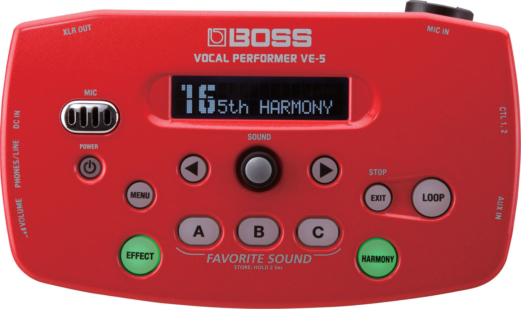 Ének processzor Boss VE-5 RD Vocal Performer