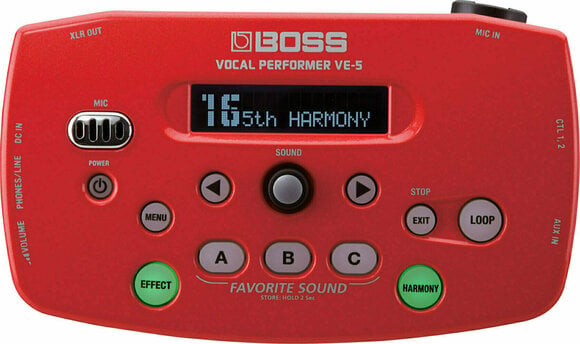 Hlasový efektový procesor Boss VE-5 RD Vocal Performer - 1