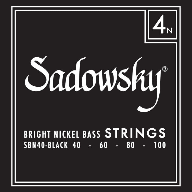Struny pre basgitaru Sadowsky Black Label 4 40-100