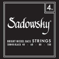 Cordes de basses Sadowsky Black Label 4 40-100 Cordes de basses