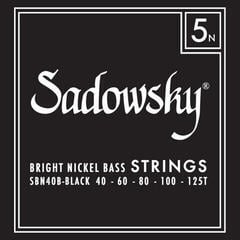 Струни за 5-струнна бас китара Sadowsky Black Label SBN-40B Струни за 5-струнна бас китара
