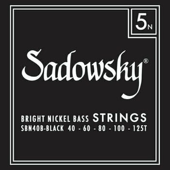 Snaren voor 5-snarige basgitaar Sadowsky Black Label SBN-40B - 1