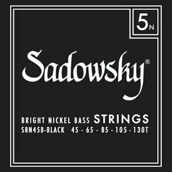 Saiten für 5-saitigen E-Bass, Saiten für 5-Saiter E-Bass Sadowsky Black Label SBN-45B - 1