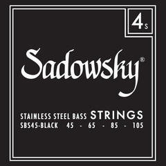 Struny do gitary basowej Sadowsky Black Label 4 45-105 Struny do gitary basowej
