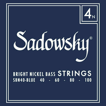 Struny do gitary basowej Sadowsky Blue Label 4 40-100 - 1