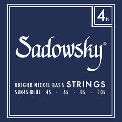Bass guitar strings Sadowsky Blue Label 4 45-105 Bass guitar strings
