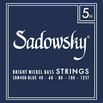 Saiten für 5-saitigen E-Bass, Saiten für 5-Saiter E-Bass Sadowsky Blue Label SBN-40B - 1