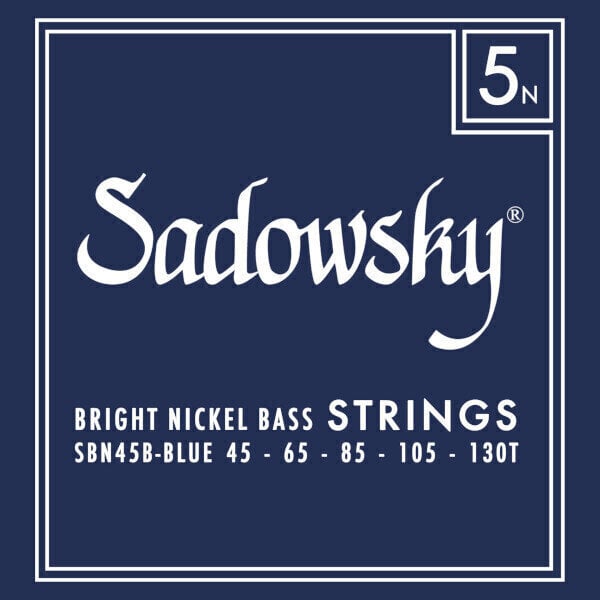 Struny do gitary basowej 5-strunowej Sadowsky Blue Label SBN-45B