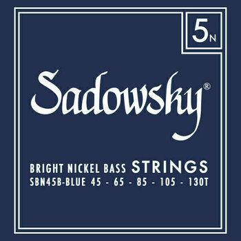 Saiten für 5-saitigen E-Bass, Saiten für 5-Saiter E-Bass Sadowsky Blue Label SBN-45B - 1
