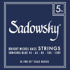 Струни за 5-струнна бас китара Sadowsky Blue Label SBN-45BXL Струни за 5-струнна бас китара