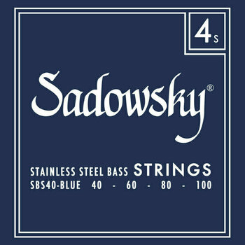 Basszusgitár húr Sadowsky Blue Label 4 40-100 - 1