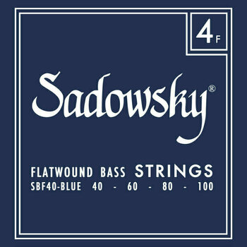 Struny do gitary basowej Sadowsky Blue Label 4 040-100 - 1