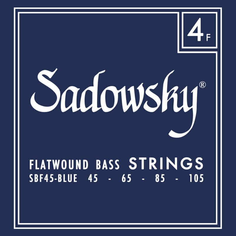 Struny do gitary basowej Sadowsky Blue Label 4 045-105