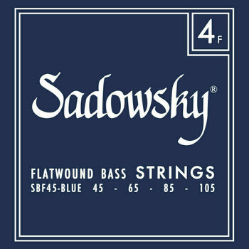 Struny do gitary basowej Sadowsky Blue Label 4 045-105 - 1