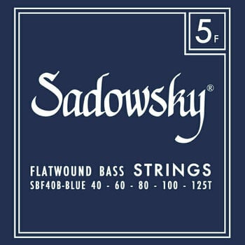 Cordas para baixo Sadowsky Blue Label 5 040-125 - 1